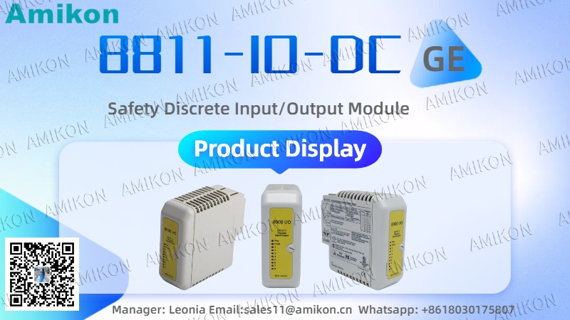 GE 8811-IO-DC Safety Digital Input/Output Module Analysis and Application Guide
